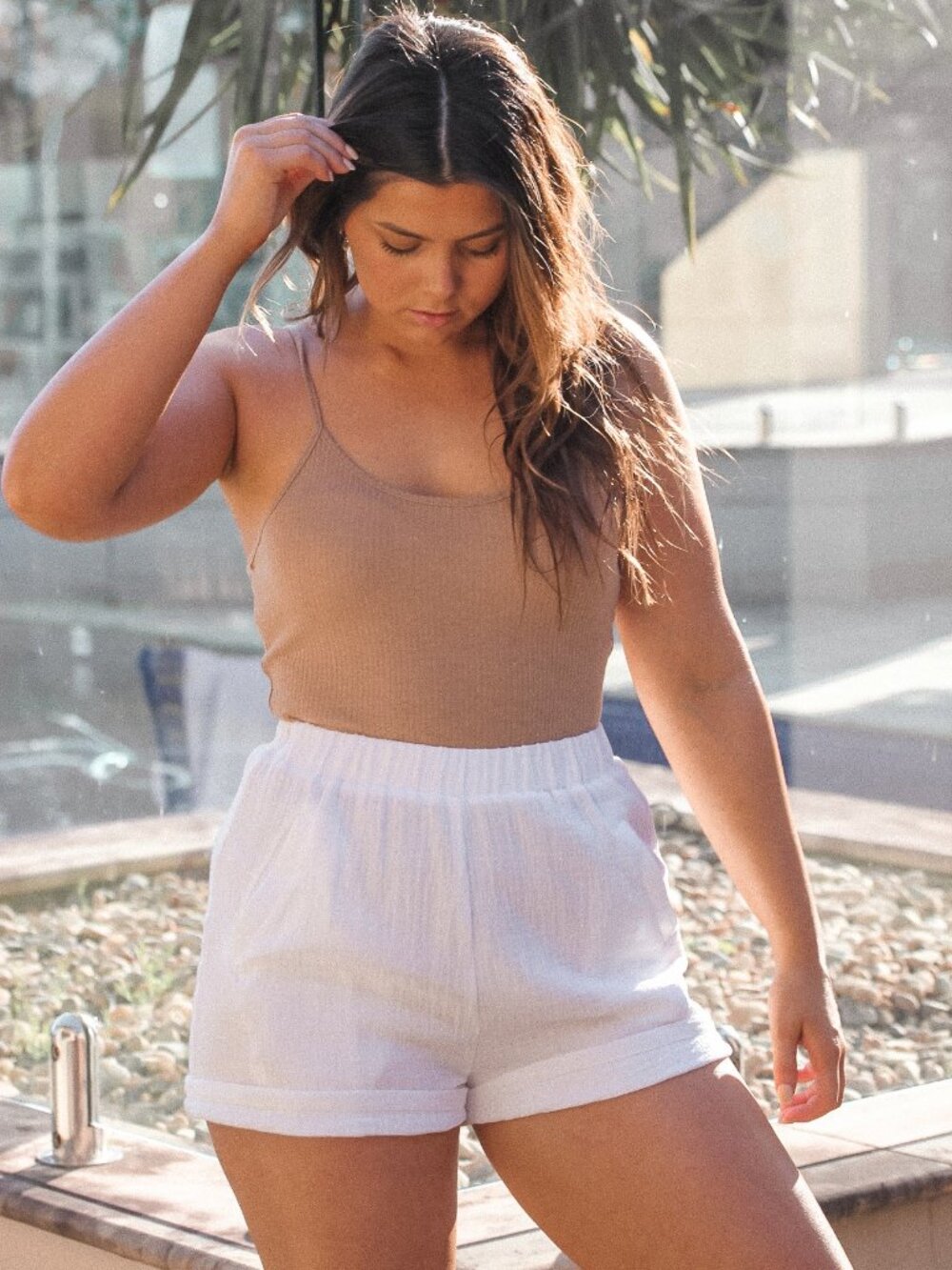 New Revamped Textured Mocha Cami